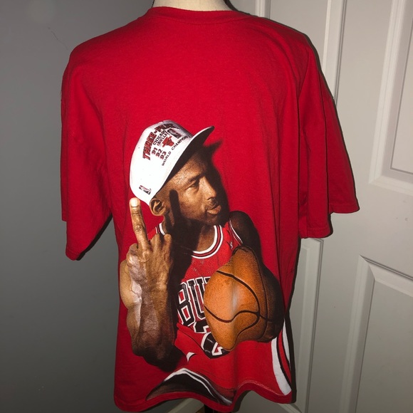 Other - Vintage Michael Jordan Middle Finger Graphic Tee